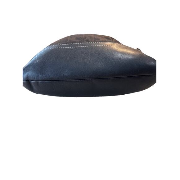 Coach 11x11 Crossbody Black Monogram Tassle Handbag H04K-9362 - Picture 3 of 5